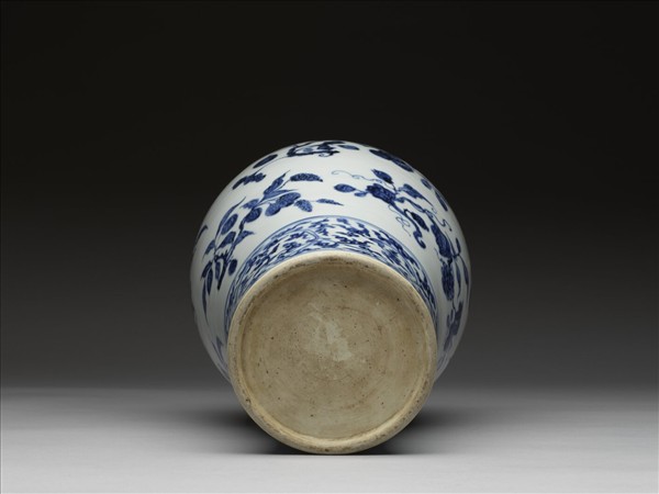 官窯 青花四季花果紋梅瓶