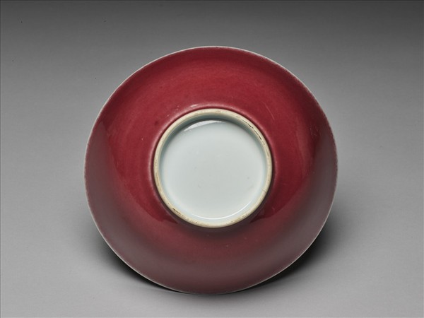 霽紅釉碗