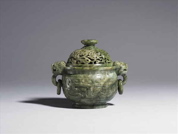 玉獸面紋爐
