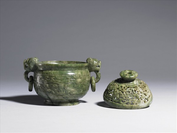 玉獸面紋爐