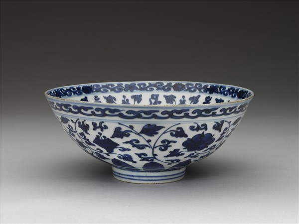 青花花卉紋碗