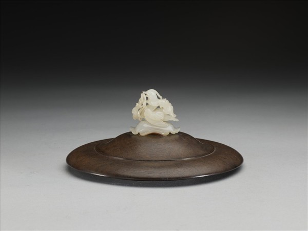 鴛鴦荷葉紋玉頂