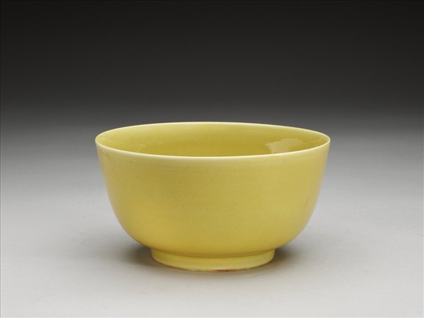 黃釉碗