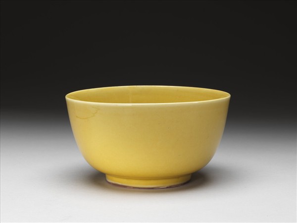黃釉碗