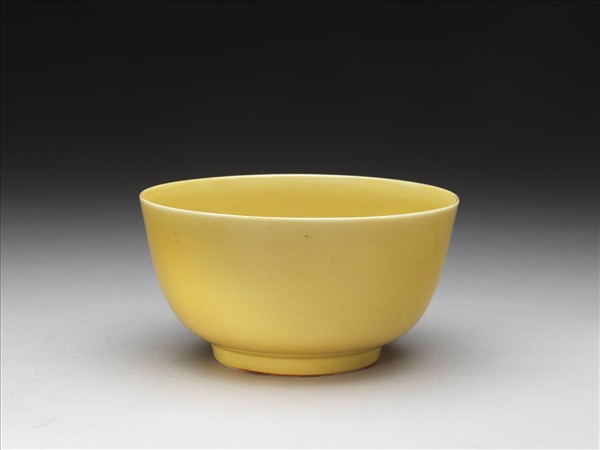 黃釉碗