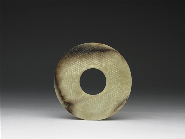 雙身動物紋玉璧