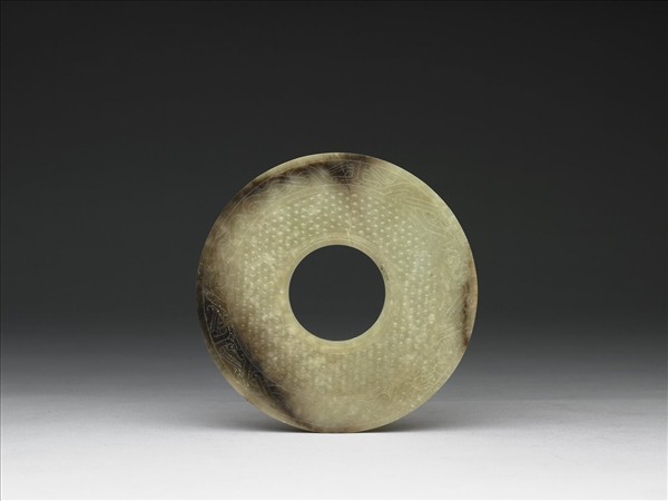 雙身動物紋玉璧