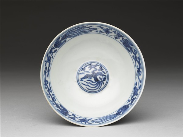 青花鳳凰紋碗