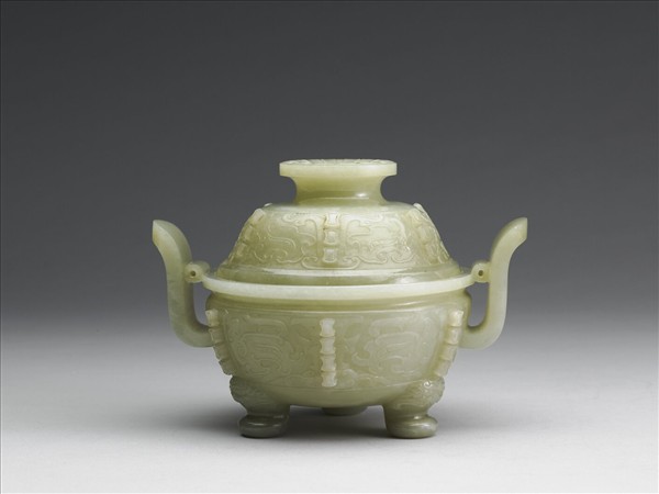玉獸面紋爐