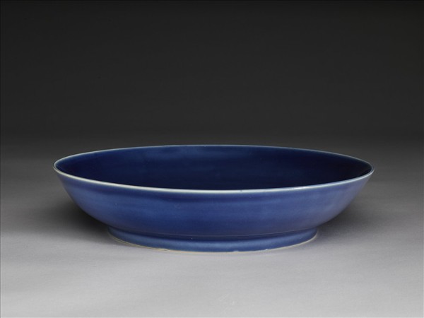 霽青釉盤