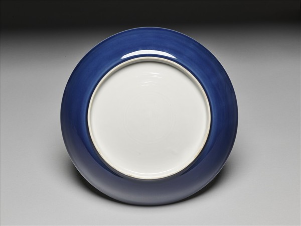 霽青釉盤