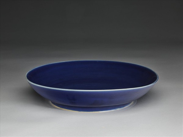 霽青釉盤