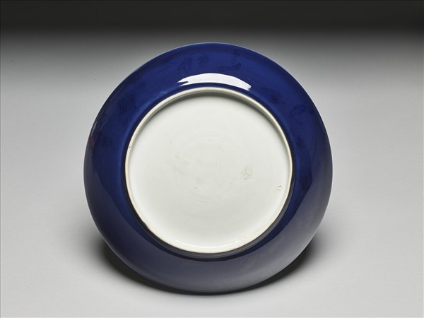霽青釉盤