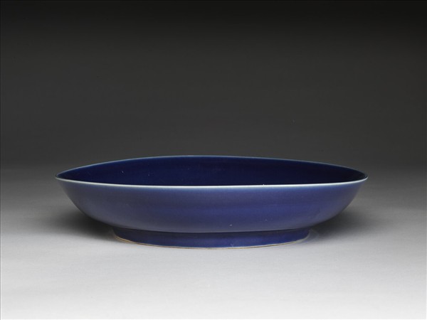 霽青釉盤