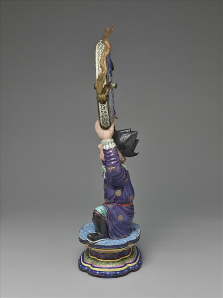 銅胎畫琺瑯番人八寶（法輪）