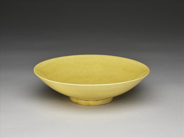 黃釉碗