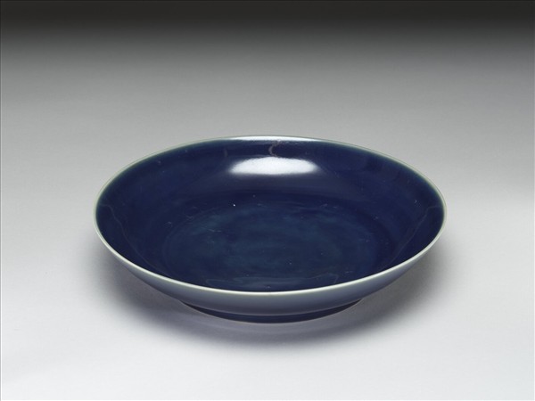 霽青釉盤