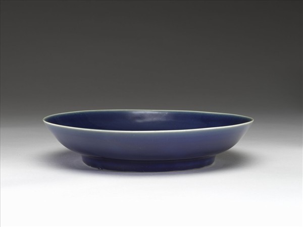霽青釉盤