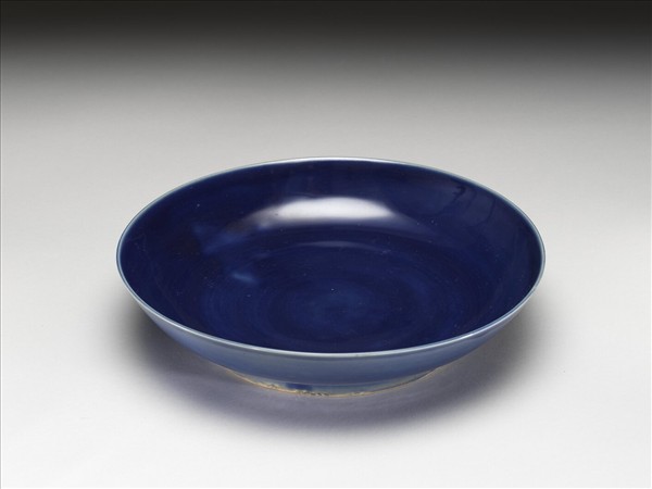 霽青釉盤