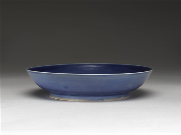 霽青釉盤