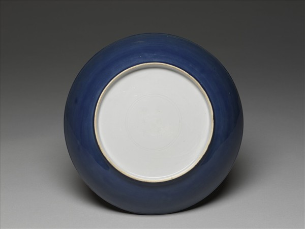 霽青釉盤