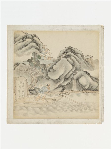 19世紀晚期茶葉貿易圖