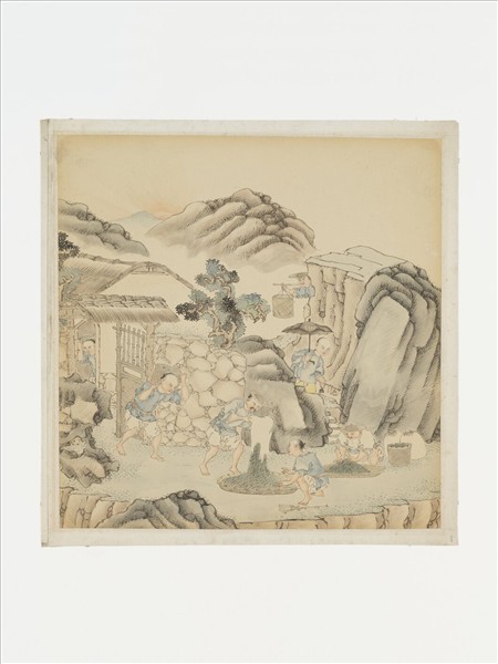 19世紀晚期茶葉貿易圖