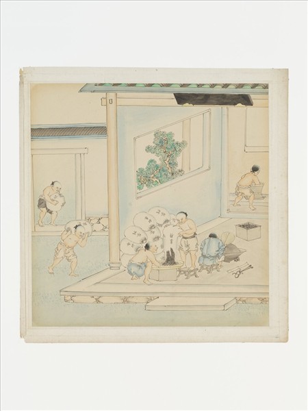 19世紀晚期茶葉貿易圖