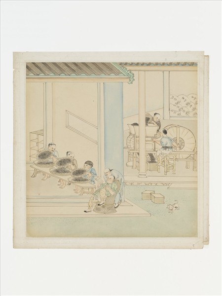 19世紀晚期茶葉貿易圖