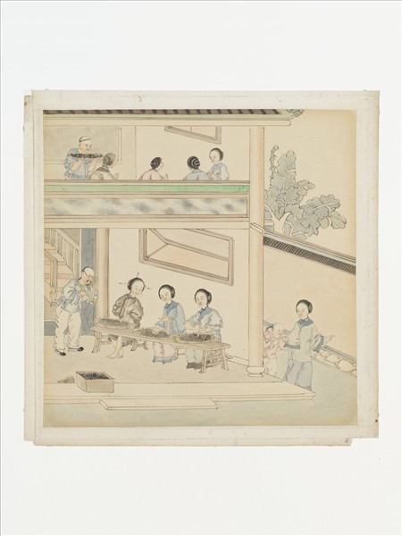 19世紀晚期茶葉貿易圖