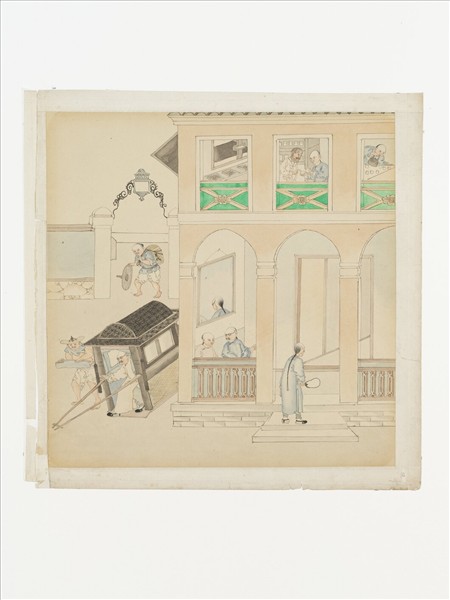 19世紀晚期茶葉貿易圖