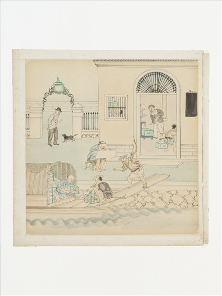 19世紀晚期茶葉貿易圖