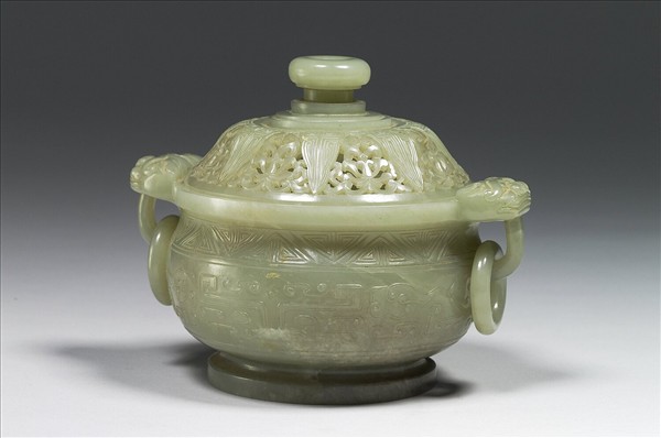 玉獸面紋爐