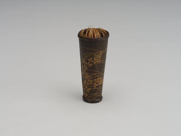 漆盒茶器組 日本 蒔繪茶筅筒