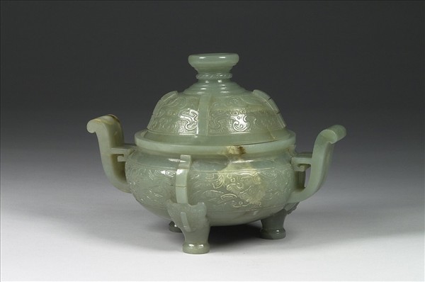 玉獸面紋爐