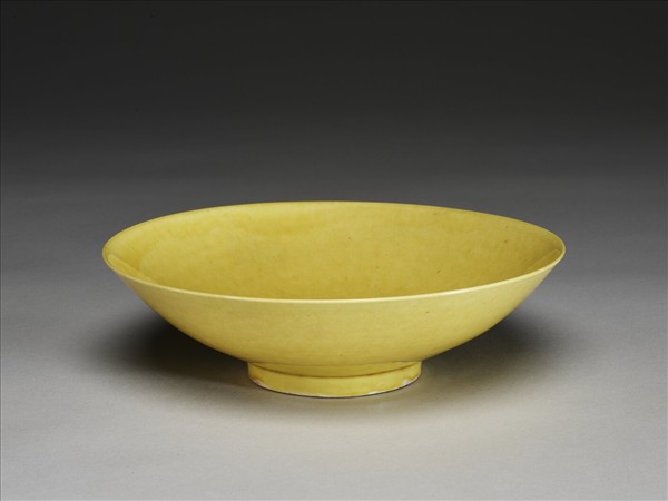 黃釉碗