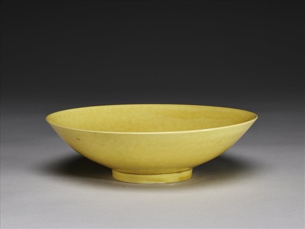 黃釉碗