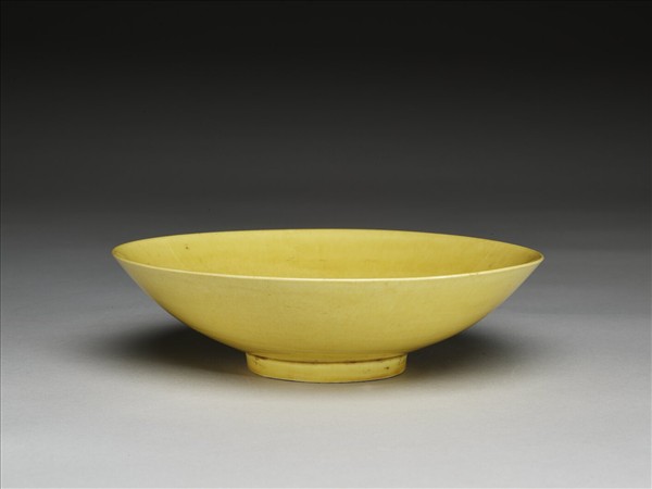 黃釉碗