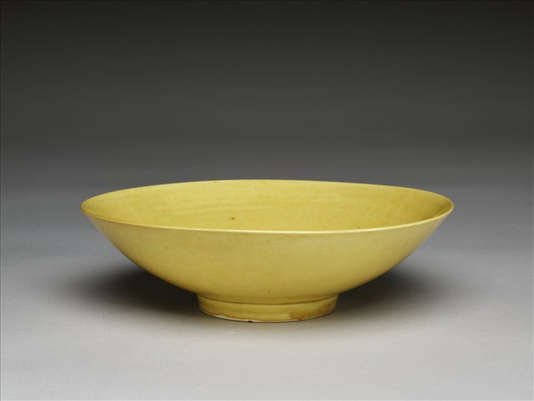 黃釉碗