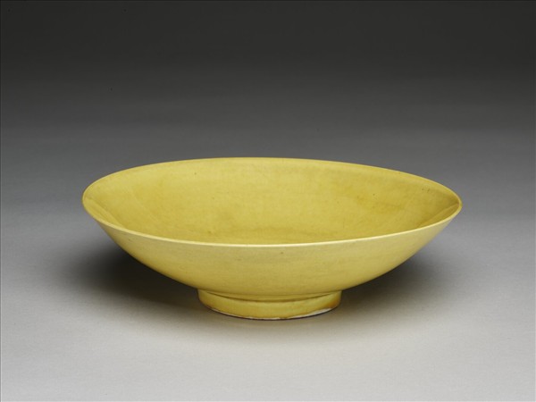黃釉碗