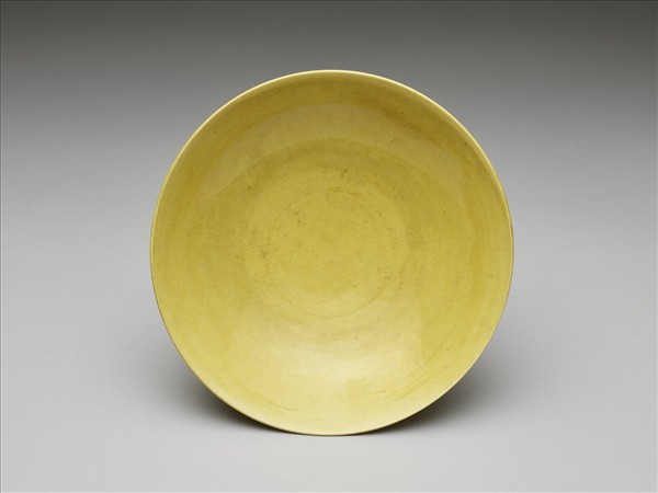黃釉碗