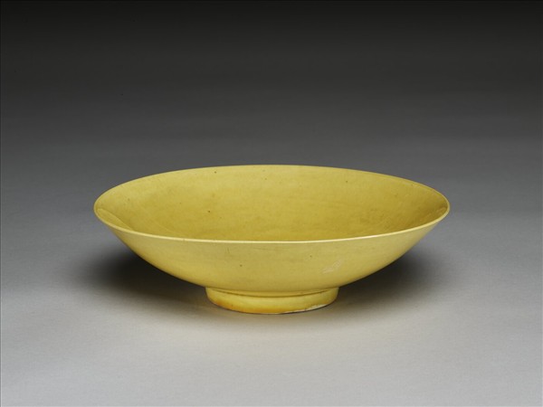 黃釉碗