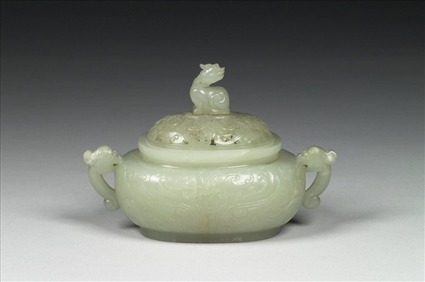 玉獸面紋爐