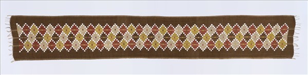 印尼 多彩菱紋綴織肩布