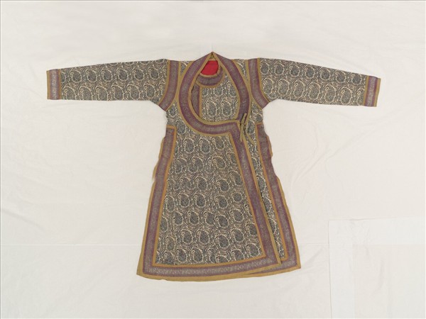 喀什米爾 佩斯利紋毛織錦袍