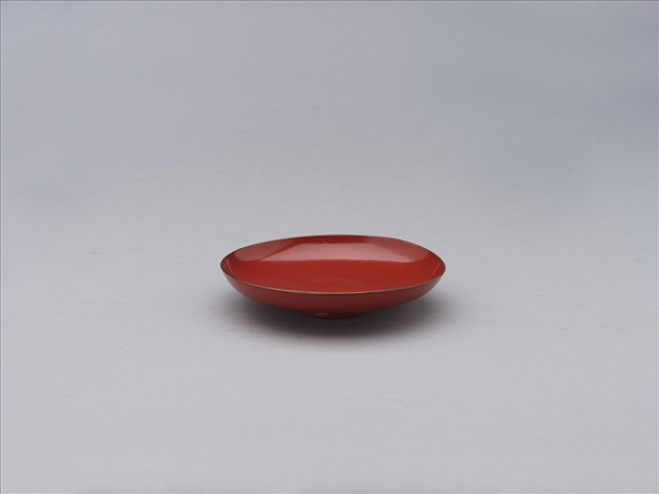 蒔繪藤花紋提架 日本 朱漆描金酒盃