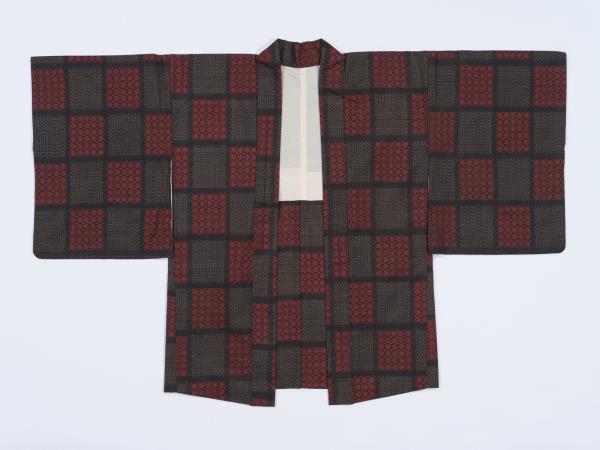 日本 格子外套（羽織）