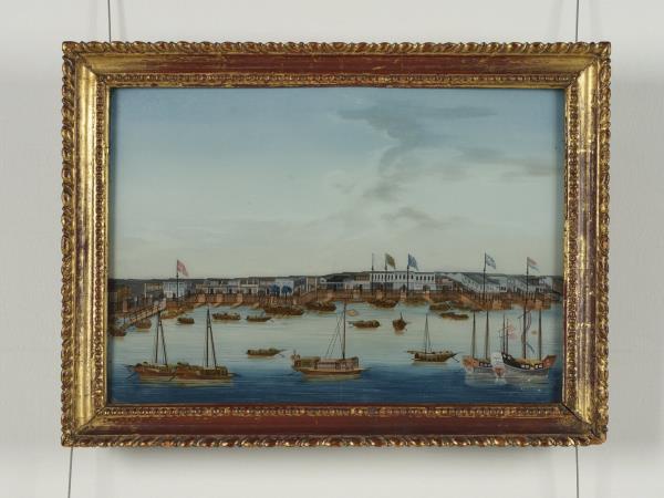 18世紀後半廣州商館玻璃畫 框