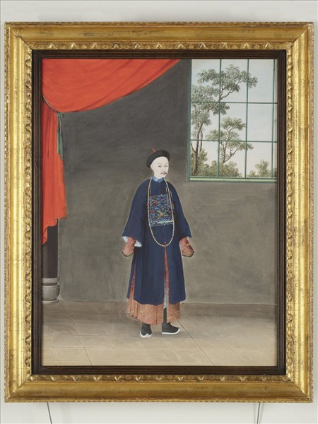 19世紀初清官像 框