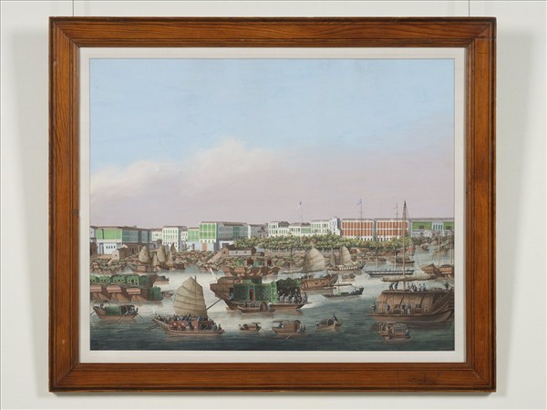 19世紀中廣州商行 框